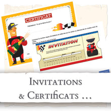 Charger l'image dans la galerie, Course-Invitations-Certificats