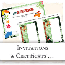 Charger l'image dans la galerie, Monstre-Invitations-Certificats