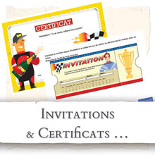 Charger l'image dans la galerie, Sabotage-Invitations-Certificats